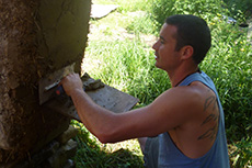 earth plastering